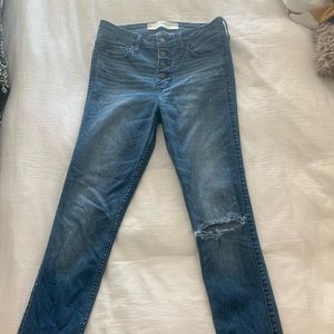 Abercrombie high waisted jeans
